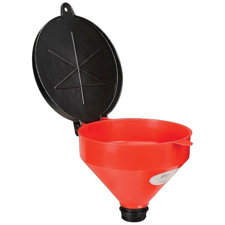 Funnel King 4 Qt. Drum Funnel with 2 Threads & Lockable Lid 32425